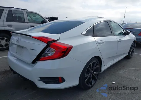 2020 Honda Civic Sport из США, поврежденный, VIN 2HGFC2F82LH513813